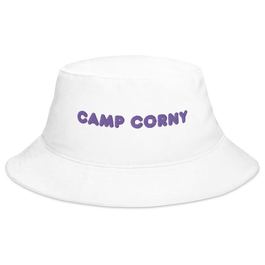 Camp Corny Embroidered Bucket Hat