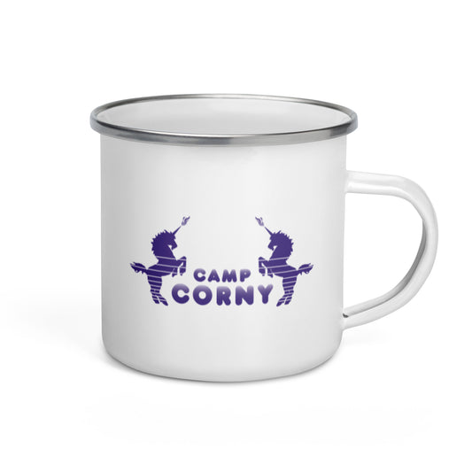 Camp Corny Enamel Mug