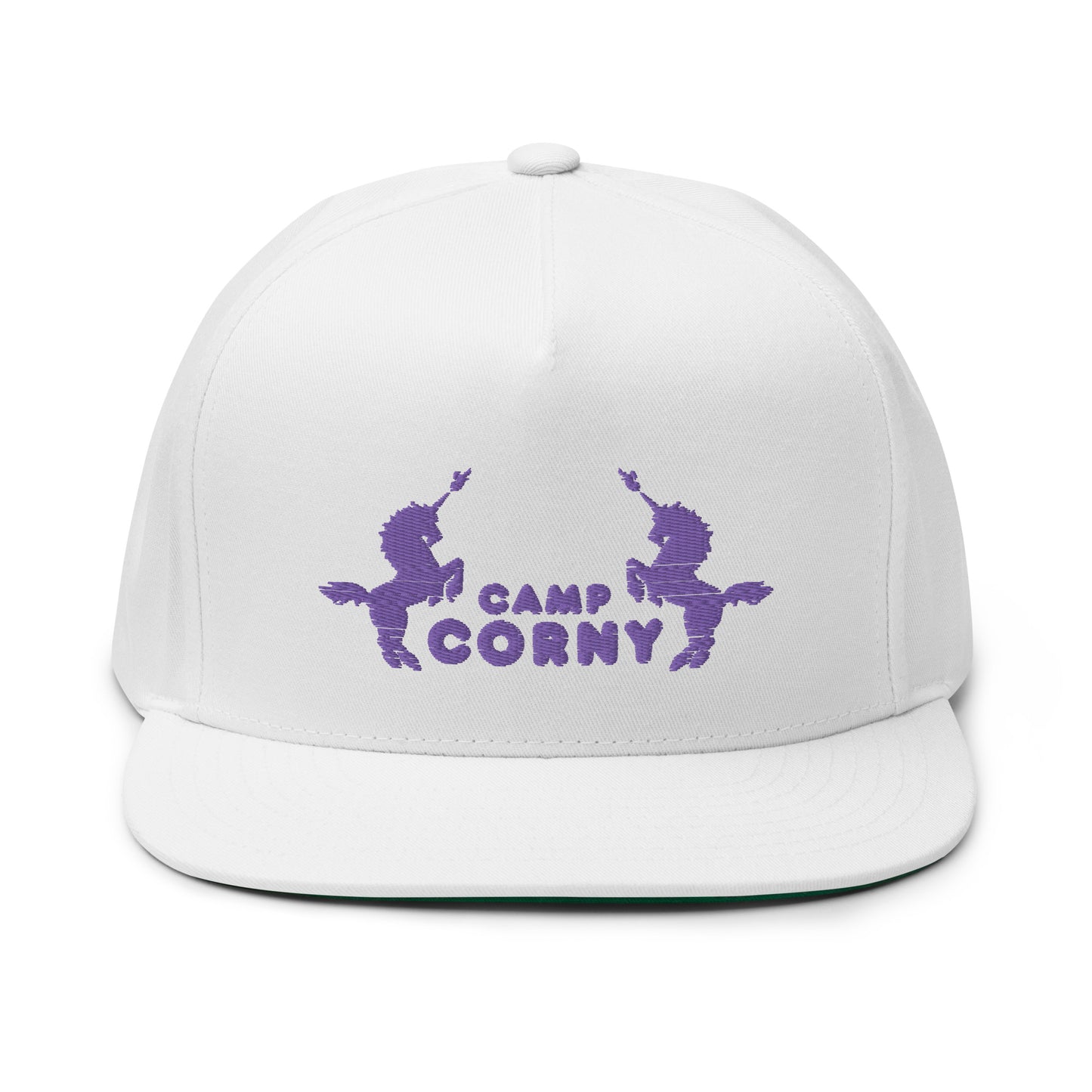 Camp Corny Flat Bill Cap