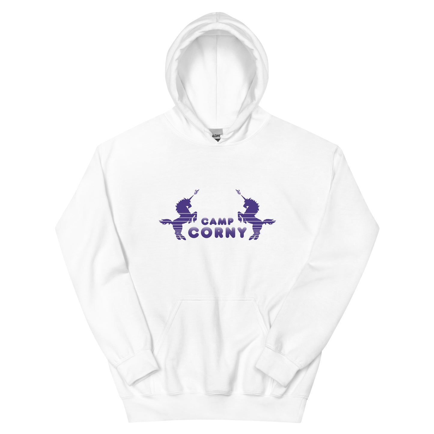 Camp Corny White Hoodie