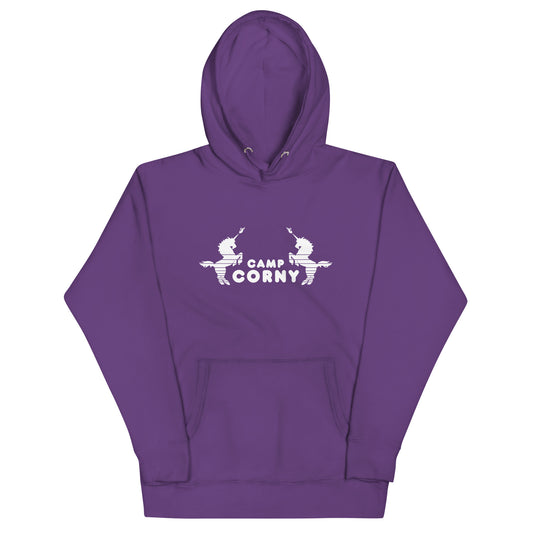 Camp Corny Purple Hoodie