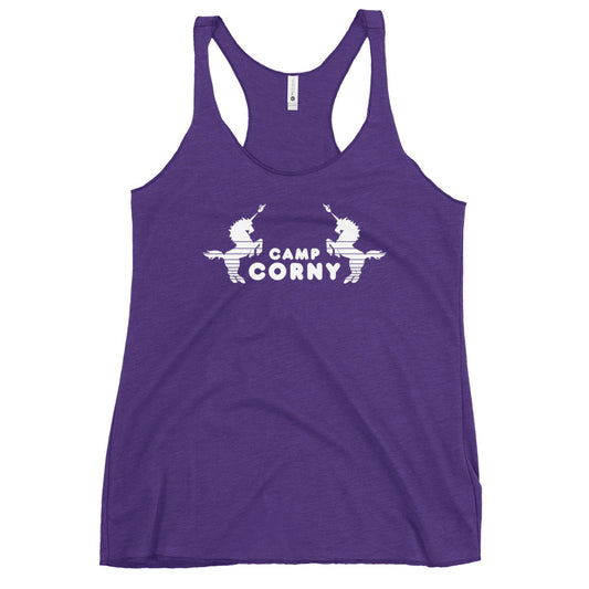 Camp Corny Women's Racerback Tank