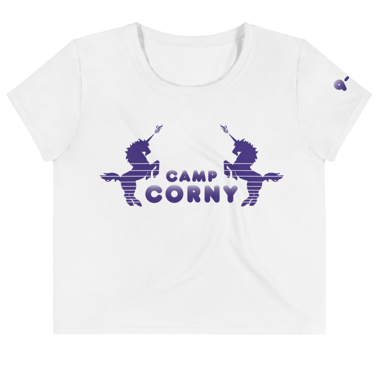 Friendliest F'n Camp Crop Tee