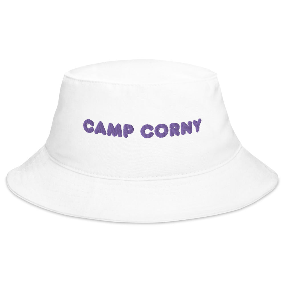 Camp Corny Embroidered Bucket Hat