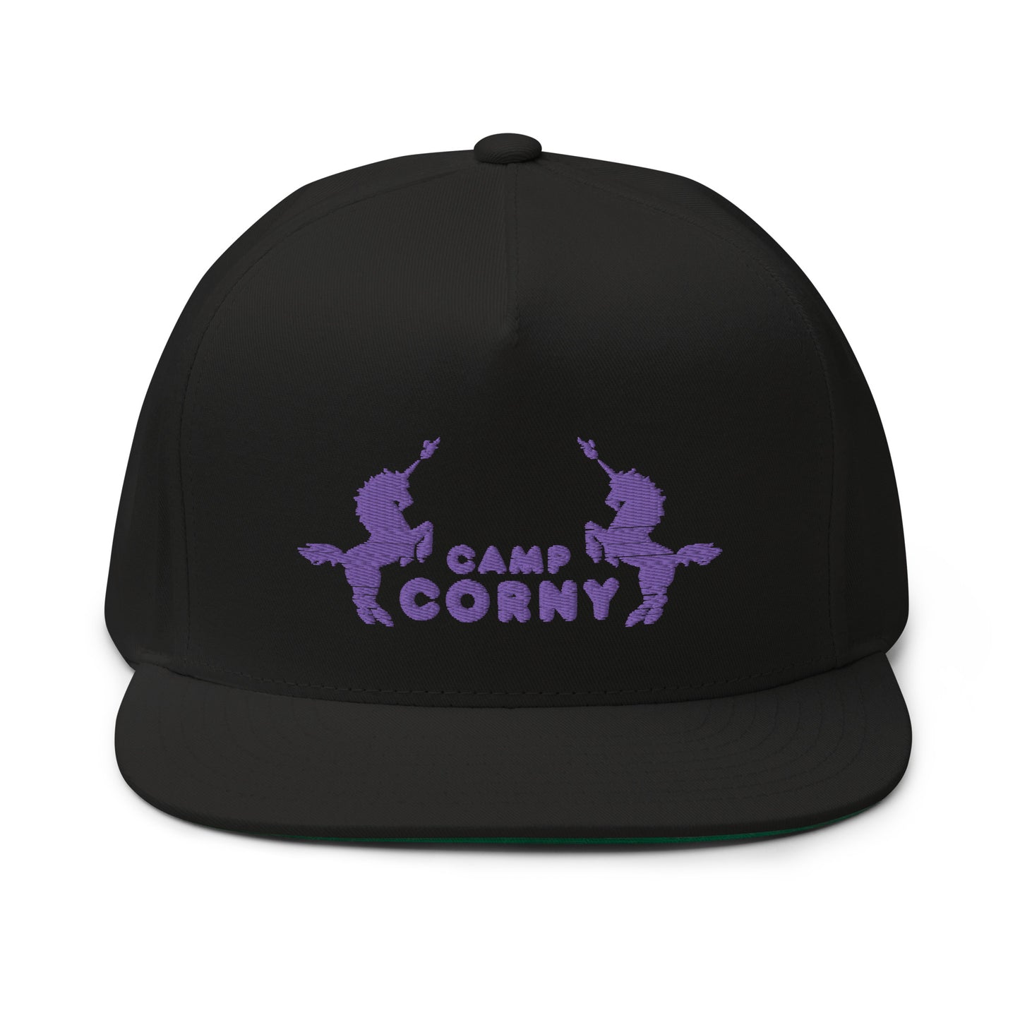 Camp Corny Flat Bill Cap